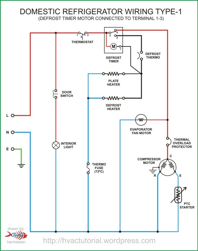Domestic Refrigerator Wiring | Hermawan'S Blog (Refrigeration And Air  Conditioning Systems)